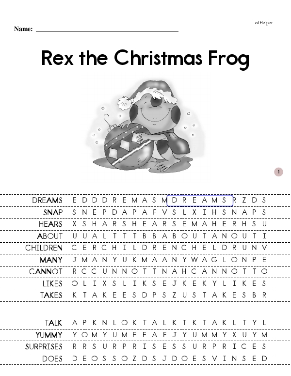 Rex the Christmas Frog - Tiered Reader with Study Questions (The Rex Early Reader Book Series Book 6 - Beginning Reader)