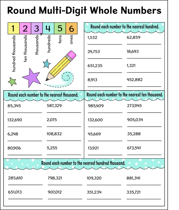 Master Rounding of Large Numbers