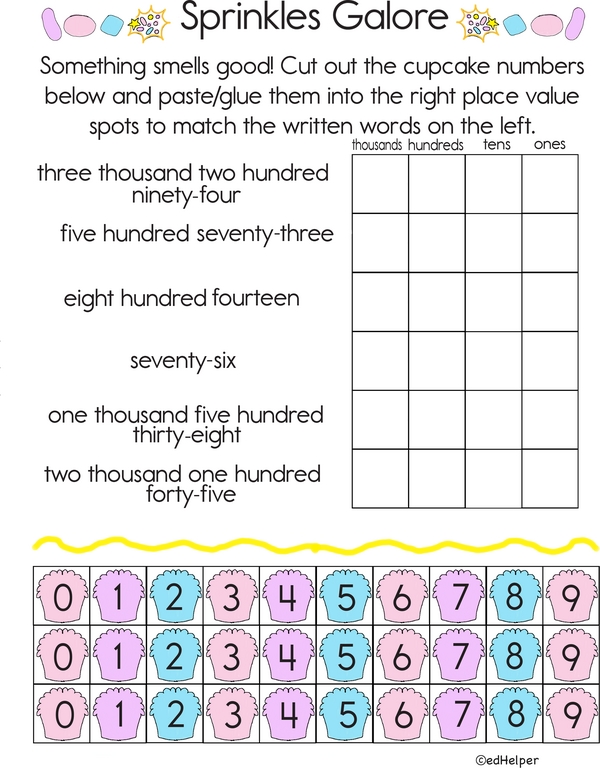 Place Value Sprinkles