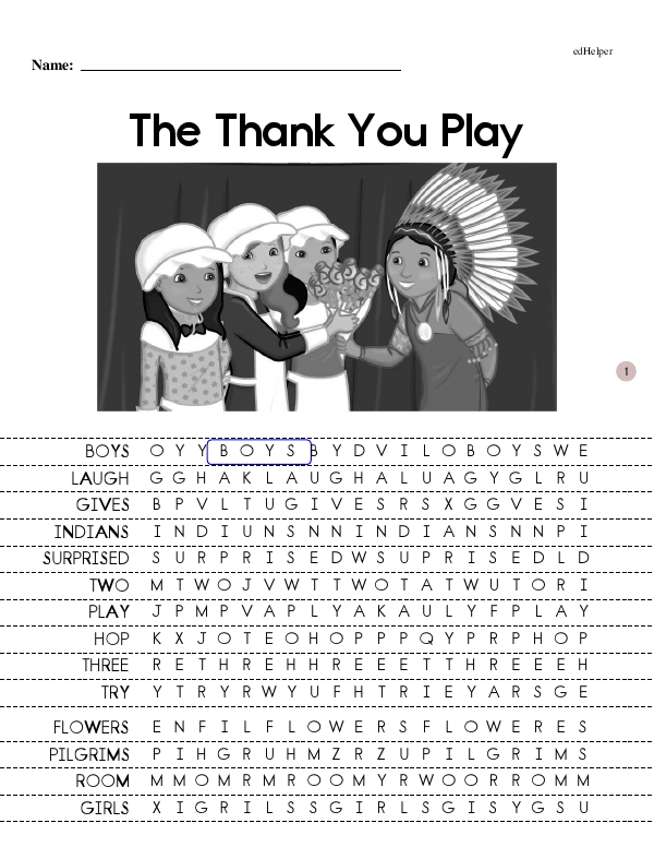 The Thank You Play - Tiered Reader with Study Questions (Pam Book 7 - Beginning Reader)