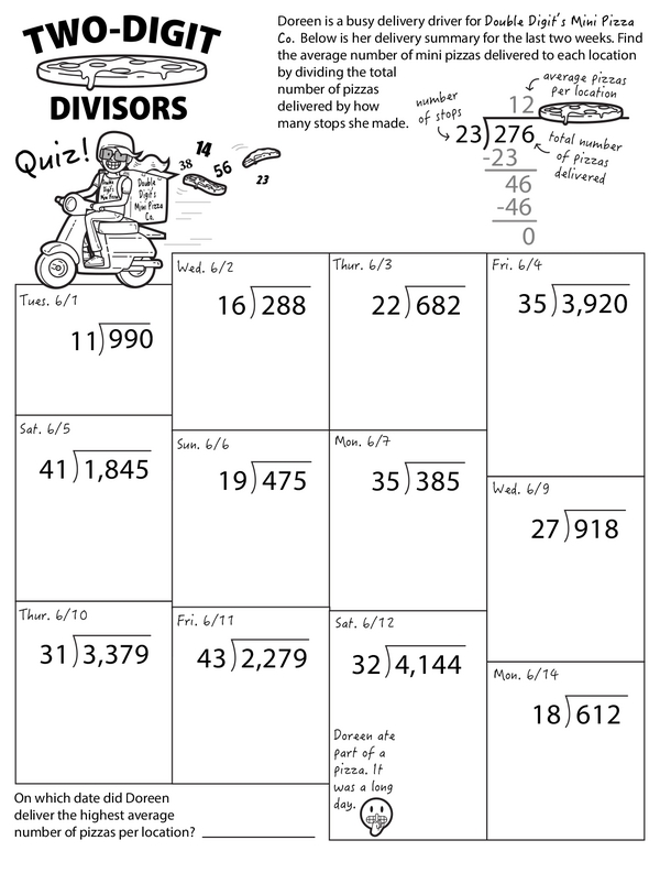 Long Division with Two-Digit Divisors