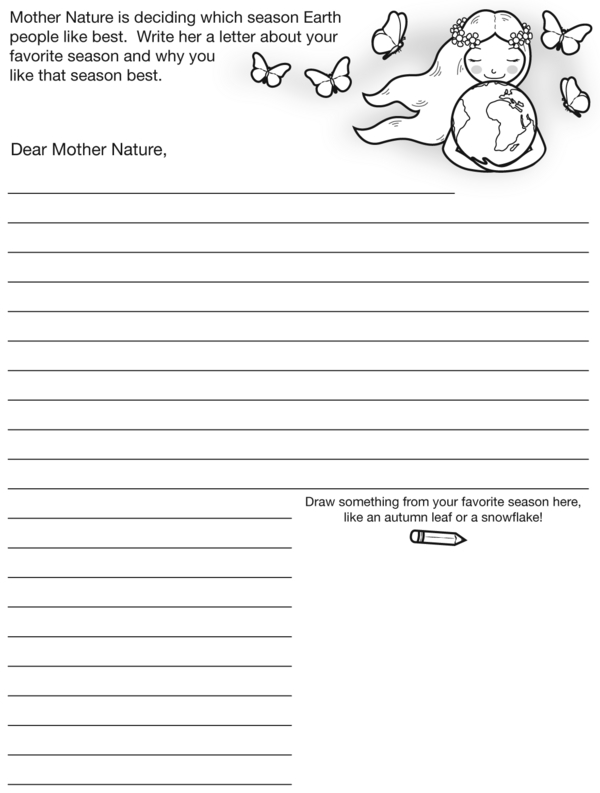 Write Mother Nature a Letter About Your Favorite Season: A Persuasive Writing Exercise