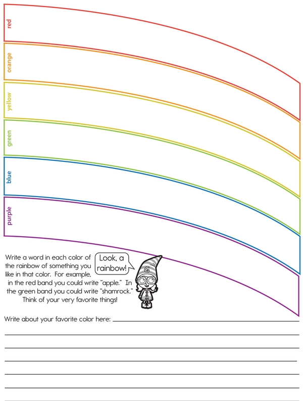 Write Your Favorite Things in the Stripes of a Rainbow